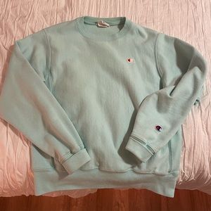 Turquoise champion crewneck